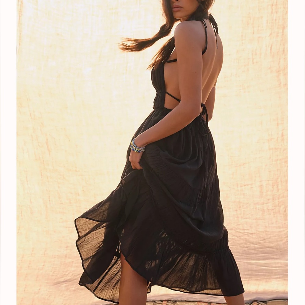 Free People Taking Sides Maxi Dress NWT